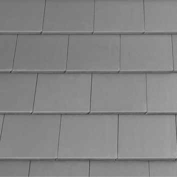 Цементно-піщана черепиця EURONIT Kapstadt 334х420 мм світло сірий (00573)